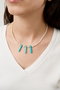 Heliophilia Silver Collar Multicolor de Metal Lacado